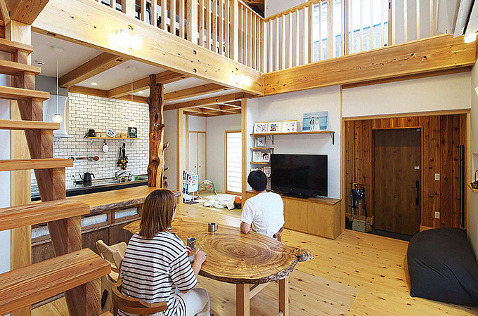 圧巻の吹き抜け