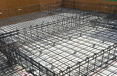 基礎底盤コンクリート打設前