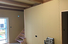 内部造作・プラスターボード施工完了後