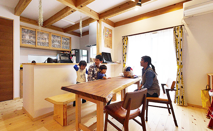 家の中の温度差が小さく1年中快適空間