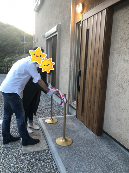 お引き渡し!