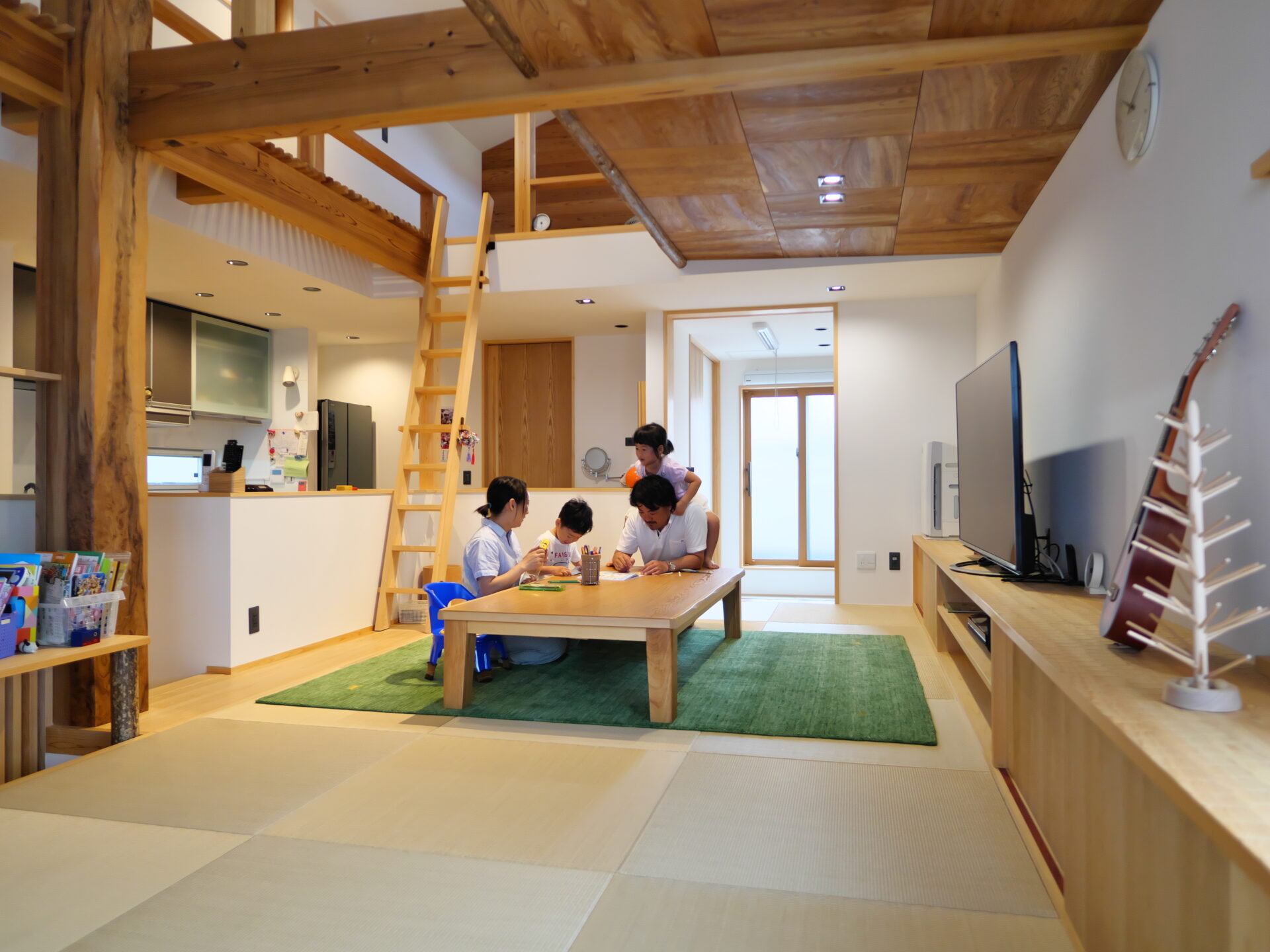 2階リビングは高い位置にあることによる採光性や風通しの良さ