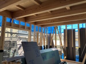 現場での打合せ